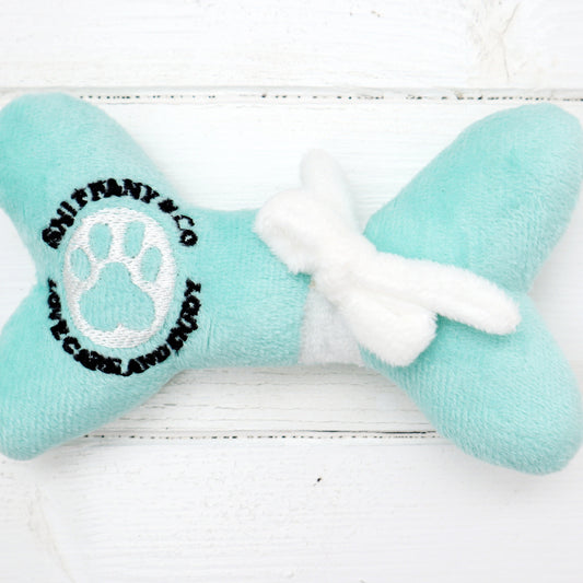 'Designer' Dog Plush Bone Toy Sniffany