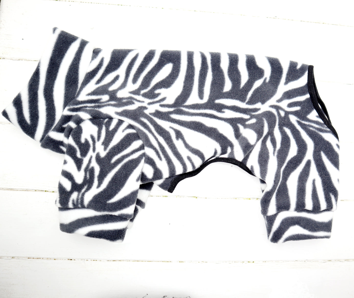 Waterproof Fleece Suit in Zebra Print Design Also Available as a Jumper Tankie or Coat