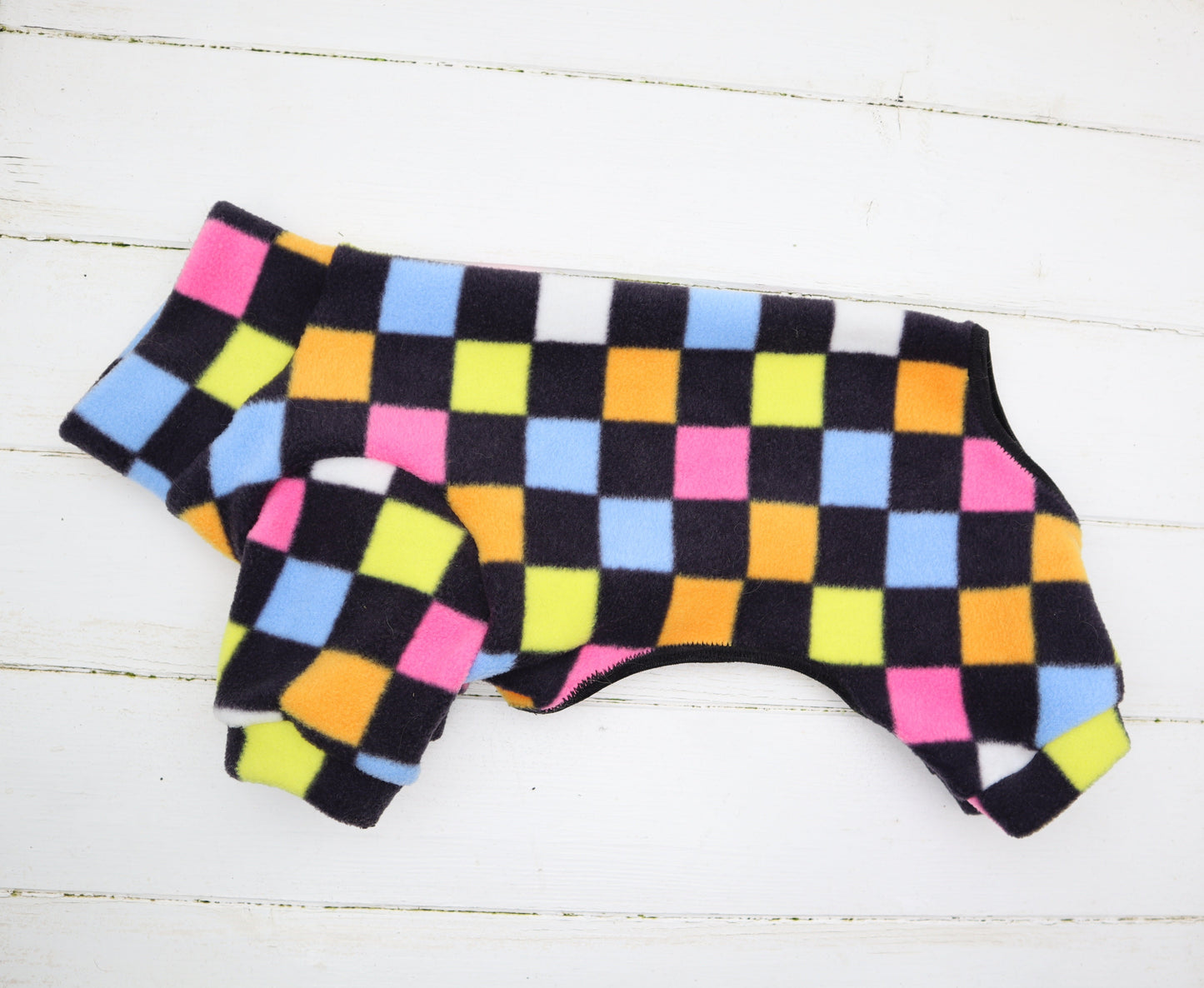 Waterproof Fleece Suit in Liquorice Allsorts Print Design Also Available as a Jumper Tankie or Coat
