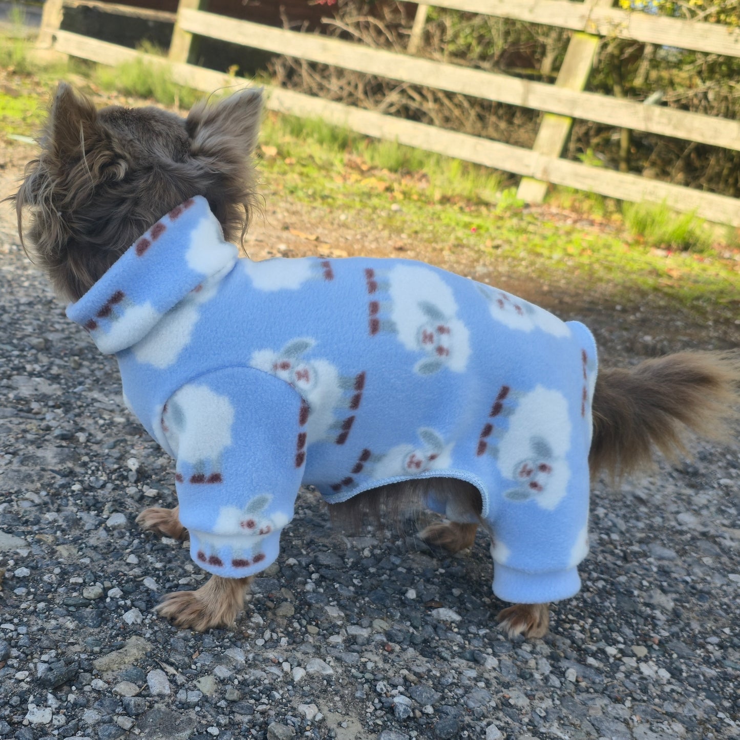 Cute Sheep Design Waterproof Fleece Suit Also Available as a Jumper or Coat