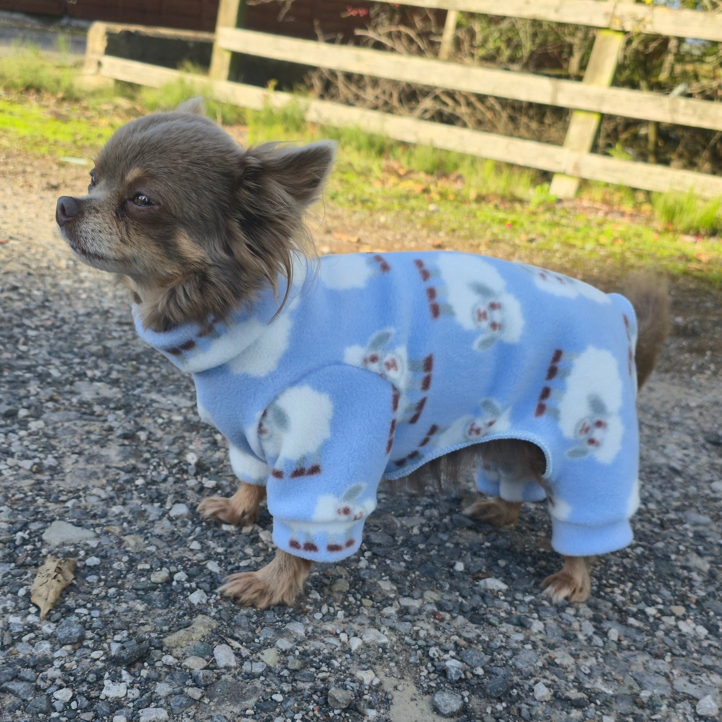 Cute Sheep Design Waterproof Fleece Suit Also Available as a Jumper or Coat