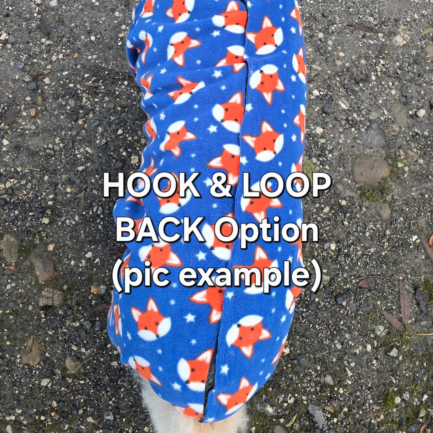 Waterproof Fleece Suit in Cute Grey Fox Design Also Available as a Jumper or Coat