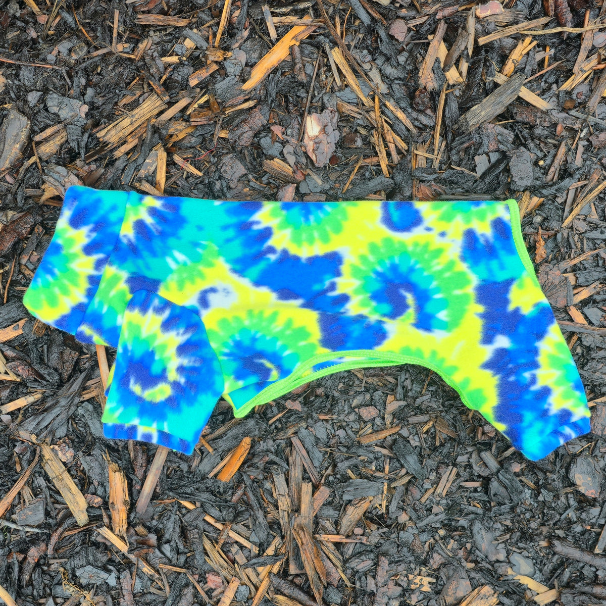 Waterproof Lightweight Fleece Suit in Bright Psychedelic Print Design Also Available as a Jumper or Coat