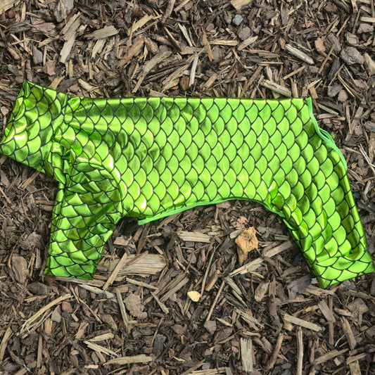 Metallic Scales Suit in Green Print Design Also Available as a Jumper or Coat 'Hear Me ROAR' Range