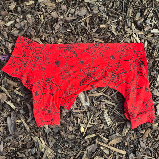 Lightweight T Shirt Style Fabric in Spiderweb Design Also Available as a Jumper LTD EDITION