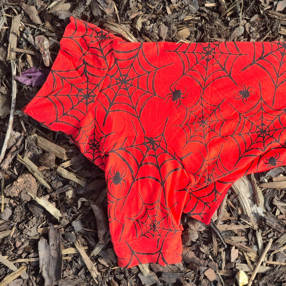 Lightweight T Shirt Style Fabric in Spiderweb Design Also Available as a Jumper LTD EDITION