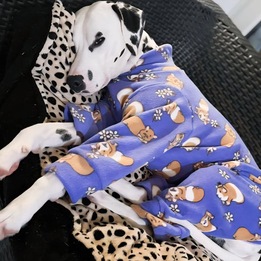 Waterproof Fleece Suit in Guinea Pig Print Design Also Available as a Jumper Tankie or Coat