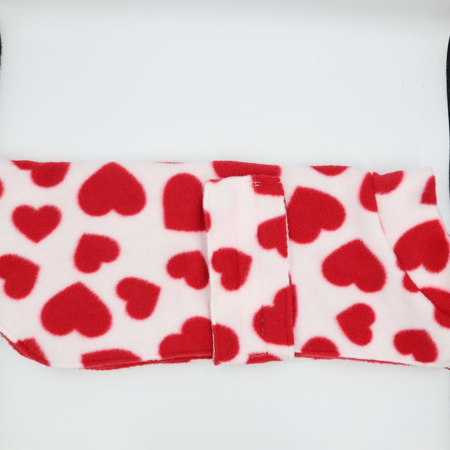 Waterproof Fleece Dog Coat DOUBLE Thickness Heart Print Design