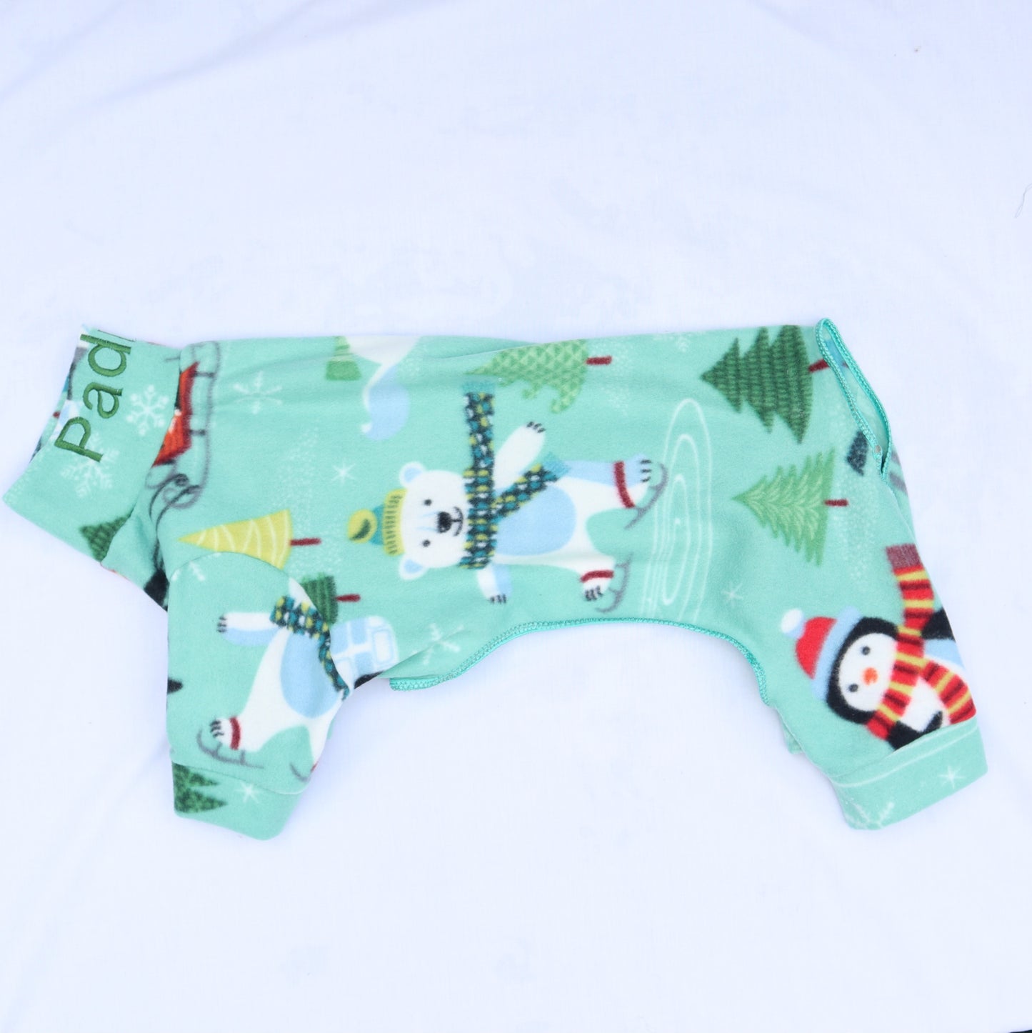 LIGHTWEIGHT Christmas Polar Bear & Penguin Design Waterproof Fleece Suit Also Available as a Jumper or Coat