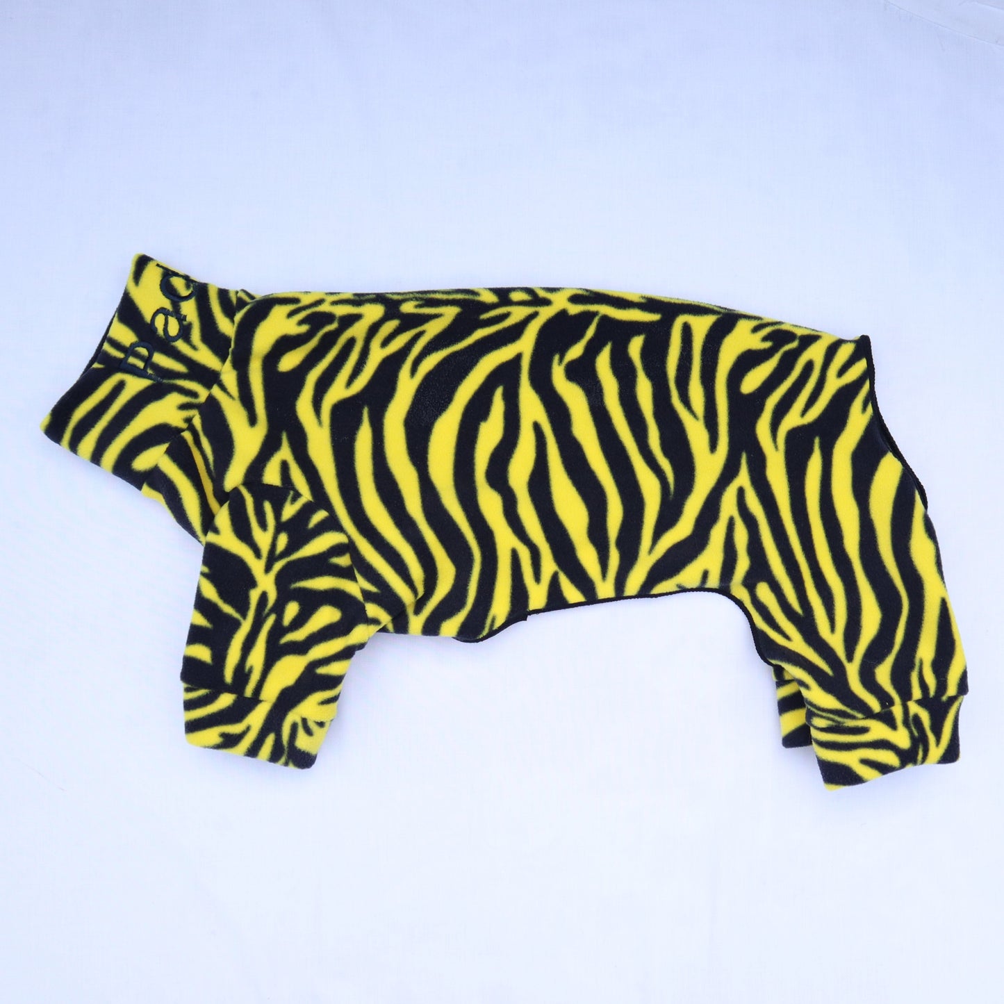 Waterproof Fleece Suit in Yellow Zebra Design Also Available as a Jumper or Coat