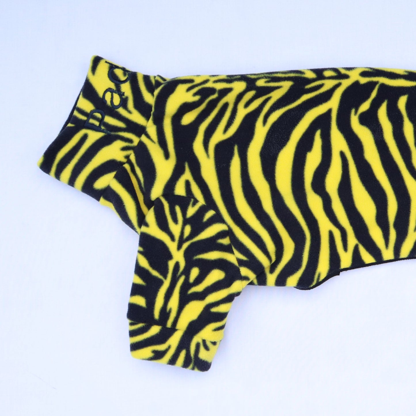 Waterproof Fleece Suit in Yellow Zebra Design Also Available as a Jumper or Coat