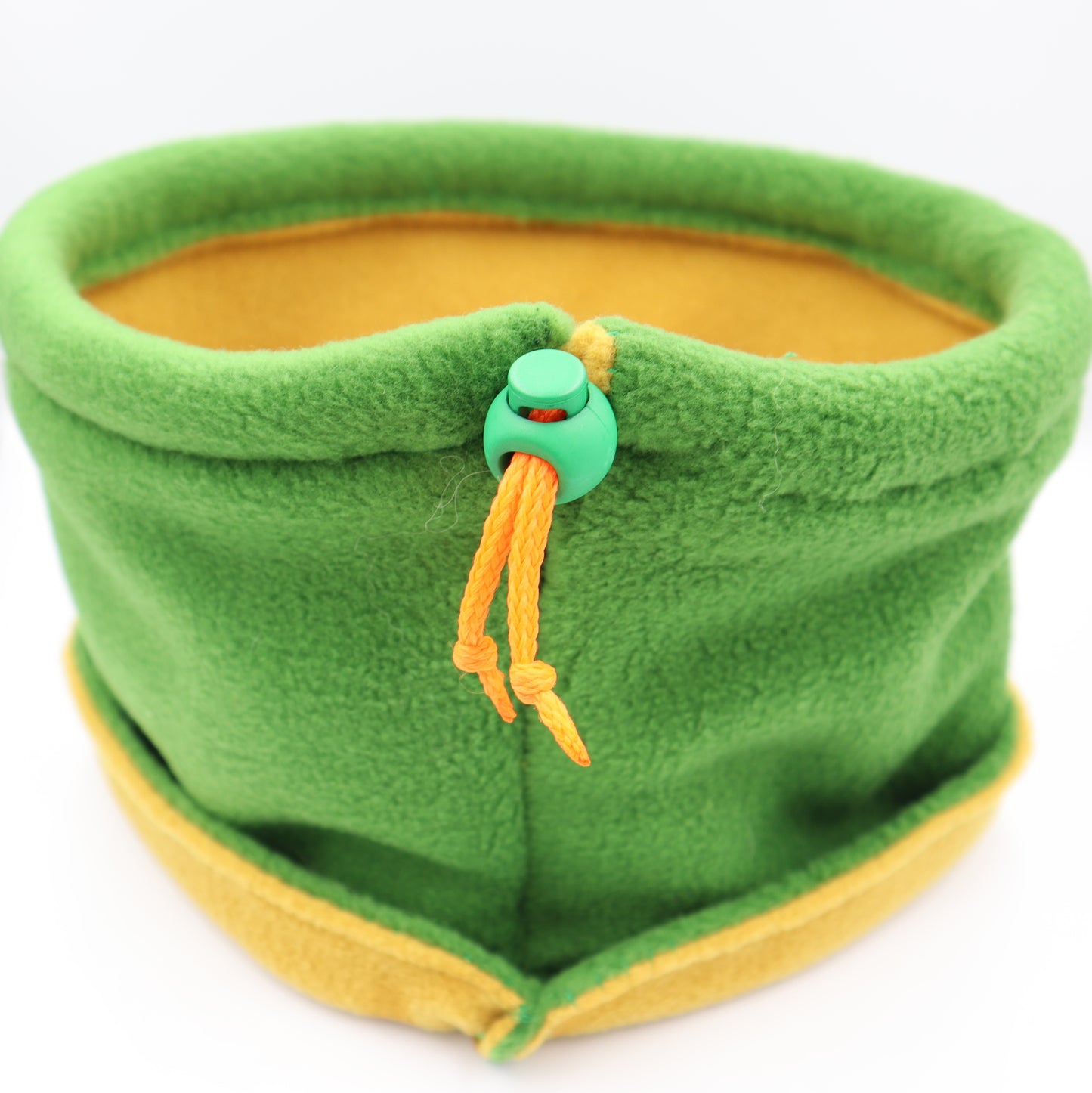 Green & Mustard Fleece Snood These can be made in ANY of my fleece designs. DOUBLE thickness Pop a note at checkout which design you would like