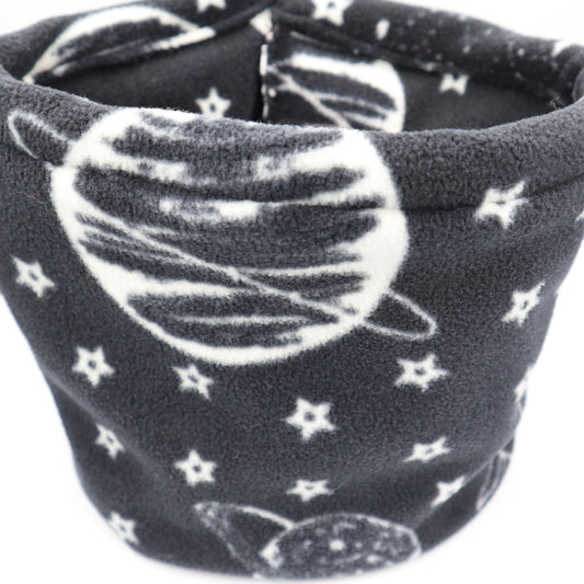 Black Celestial Fleece Snood These can be made in ANY of my fleece designs. DOUBLE thickness Pop a note at checkout which design you would like