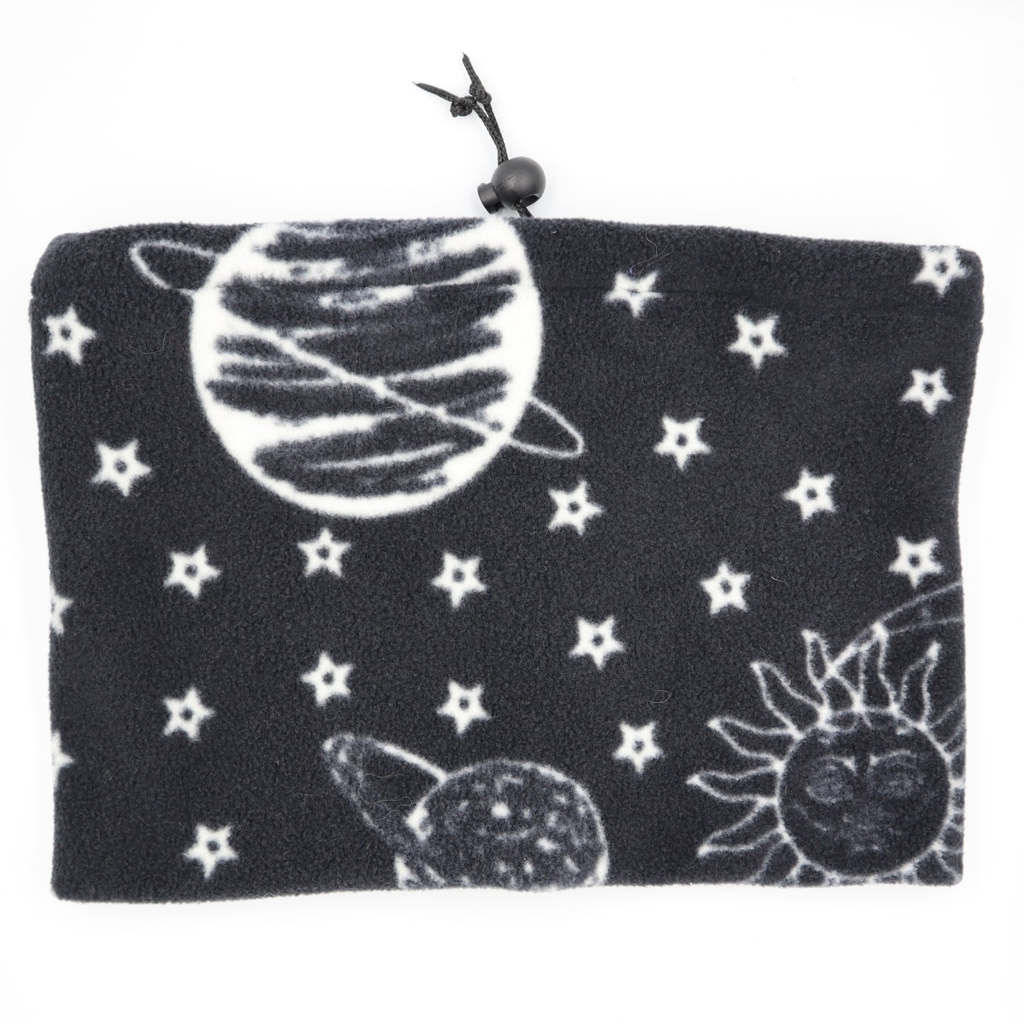 Black Celestial Fleece Snood These can be made in ANY of my fleece designs. DOUBLE thickness Pop a note at checkout which design you would like