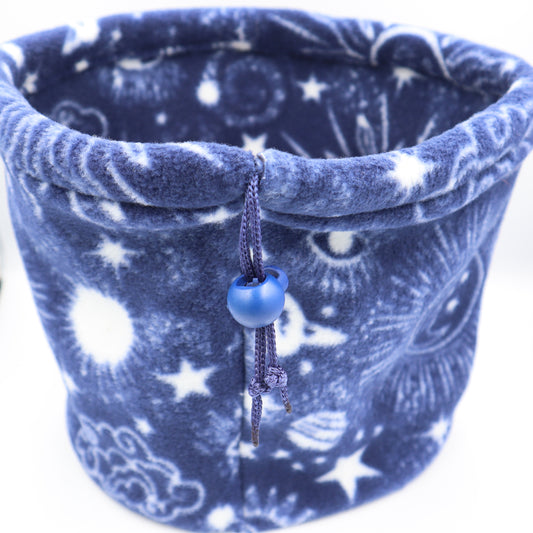 Blue Celestial Fleece Snood These can be made in ANY of my fleece designs. DOUBLE thickness Pop a note at checkout which design you would like