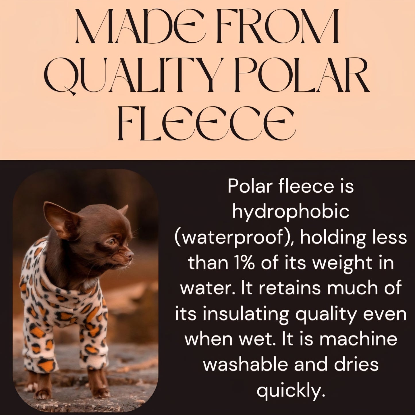 Waterproof Fleece Dog Coat DOUBLE Thickness Rubber Duck Print Design
