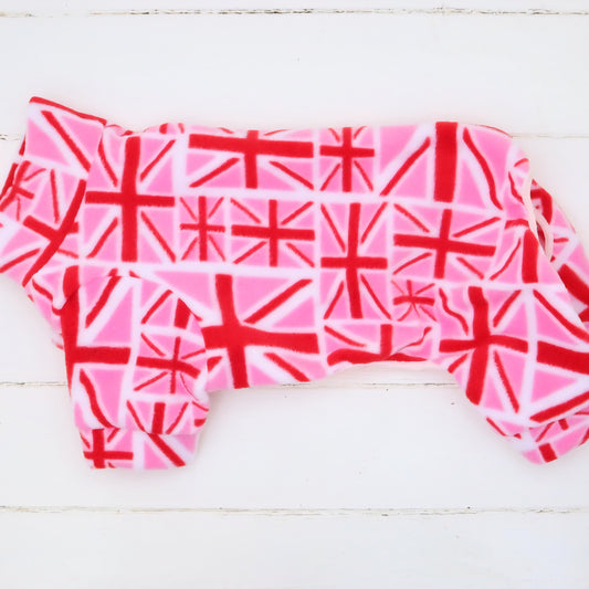 Bright Union Jack Waterproof Fleece Suit Also Available as a Jumper  Tankie or Coat