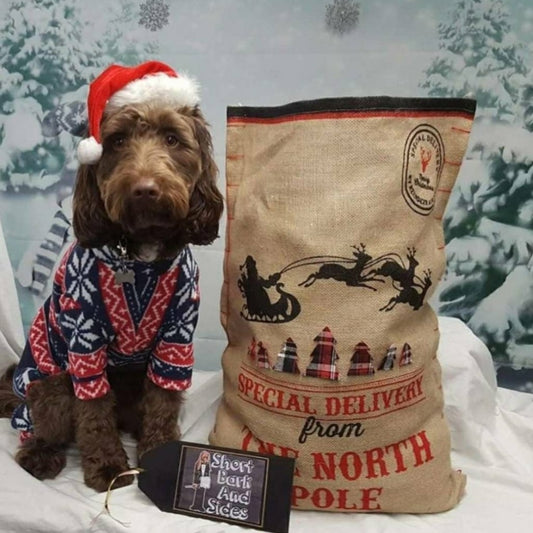 Christmas Nordic Reindeer Design Waterproof Fleece Suit Also Available as a Jumper Tankie or Coat