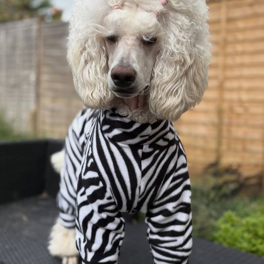 Zebra Design Waterproof Fleece Suit Also Available as a Jumper or Coat
