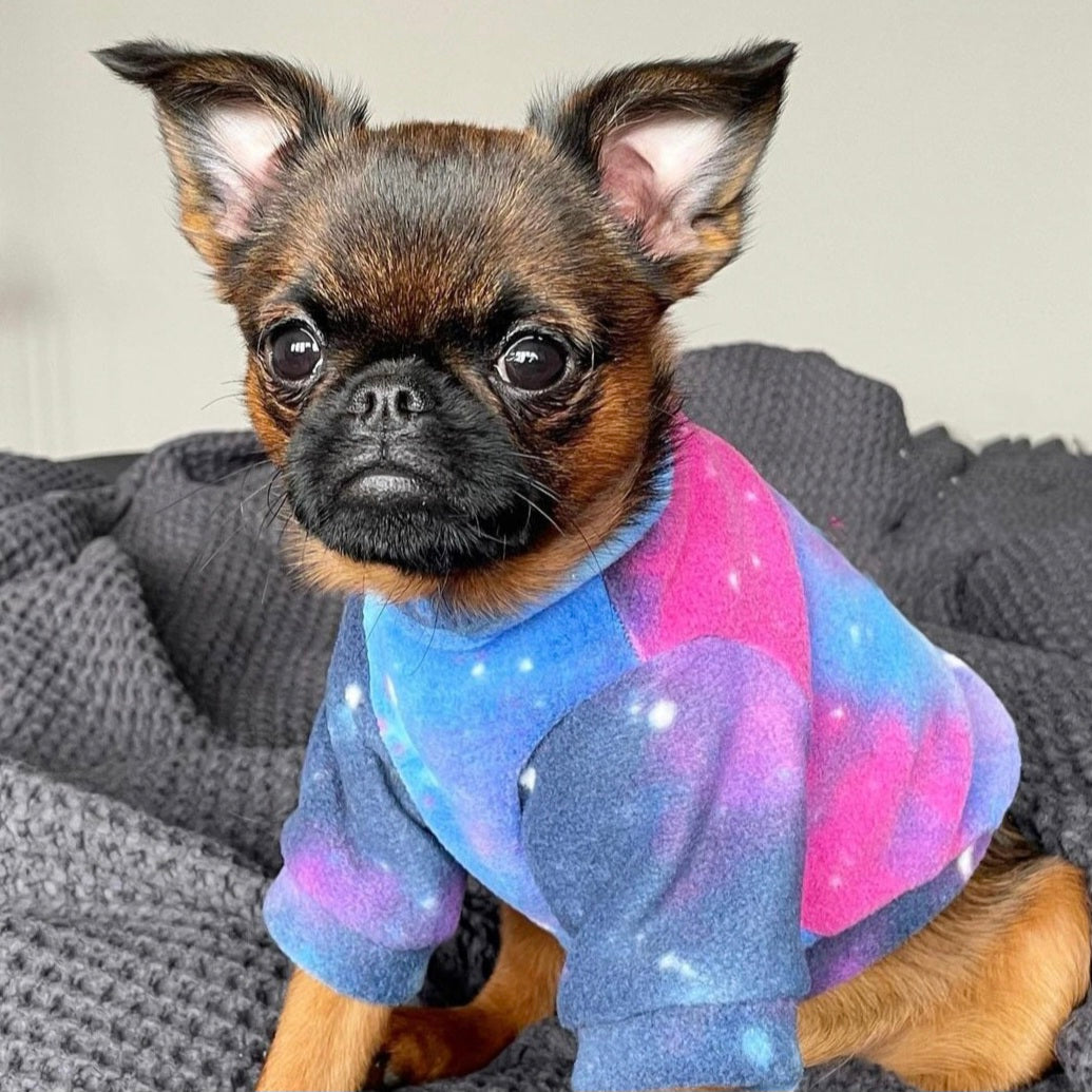 Waterproof Fleece Suit in Galaxy Print Design Also Available as a Coat or Jumper